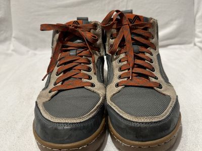 Forsake Clyde mens 8.5 gray/rust WP hiking boots