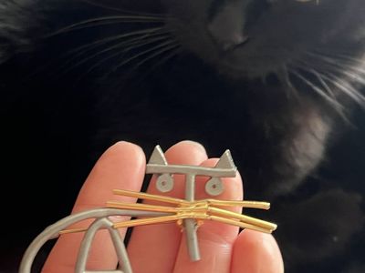 Vintage Ultracraft Cat brooch