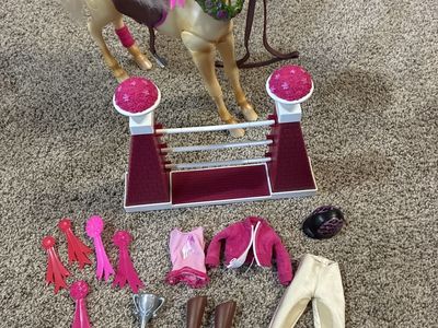 Barbie horse set