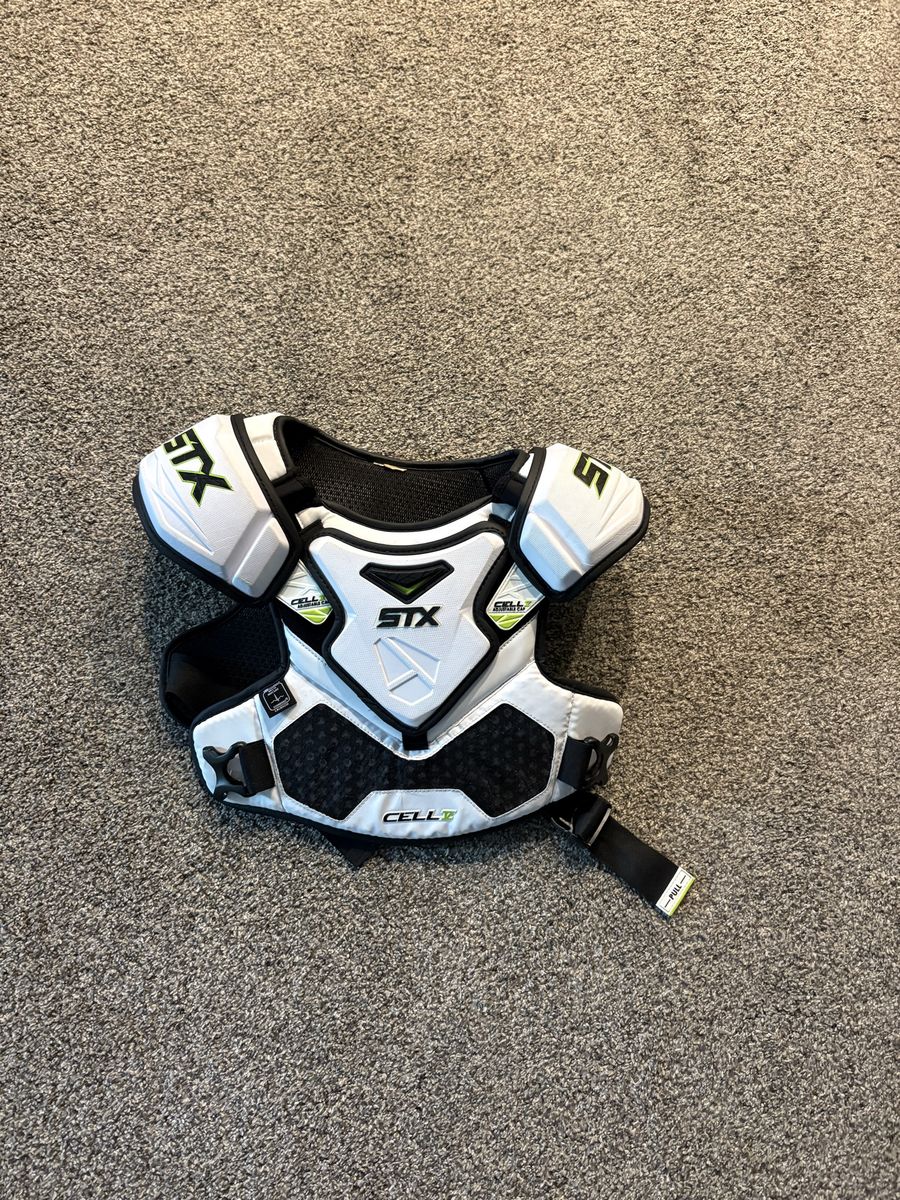 STX CELL V chest pads, lacrosse