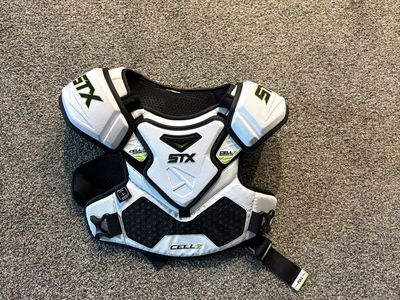 STX CELL V chest pads, lacrosse
