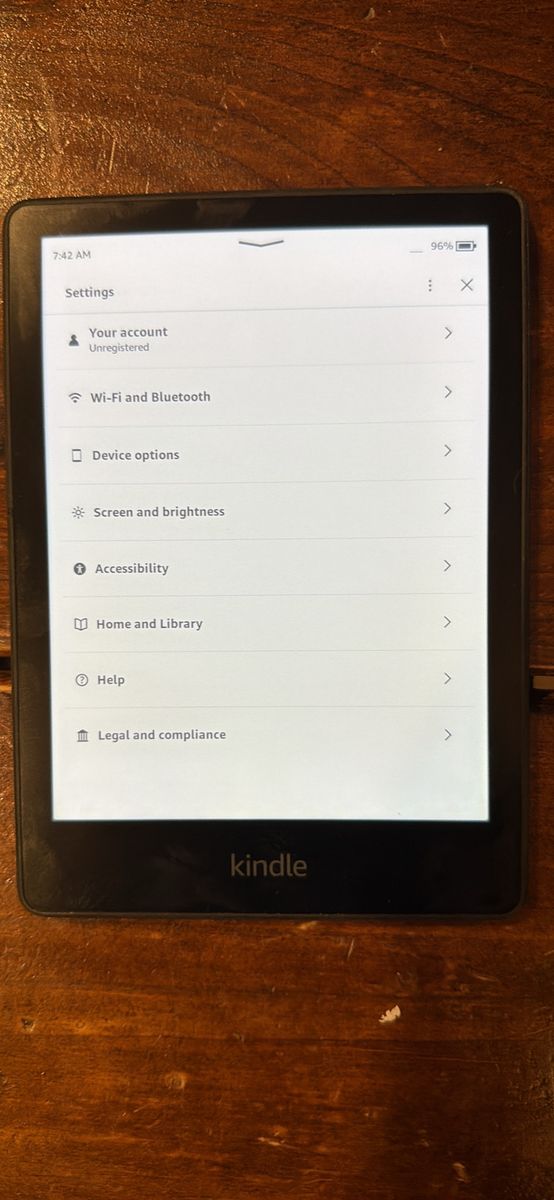 Kindle Paperwhite (11th Gen) E-Reader - 8GB Storage, Wi-Fi, Black - Good Condition