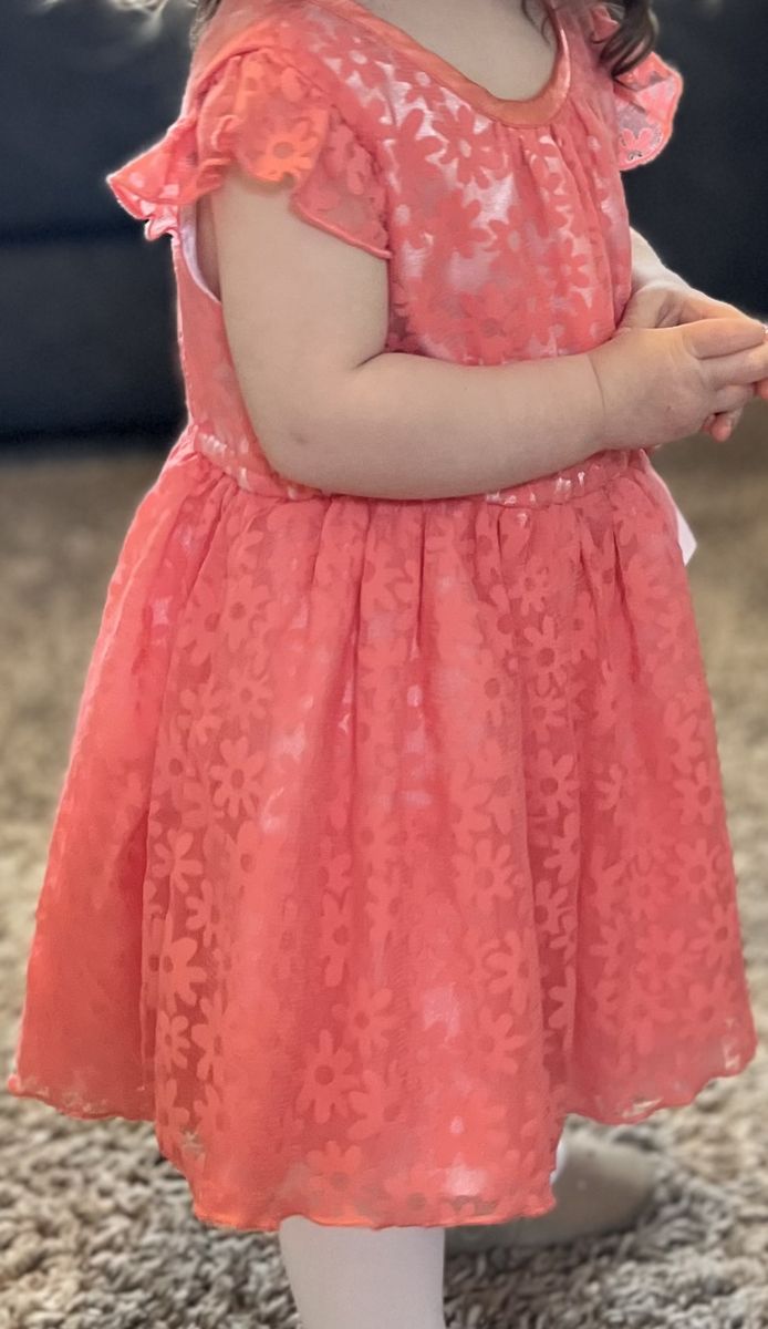 24 month coral dress