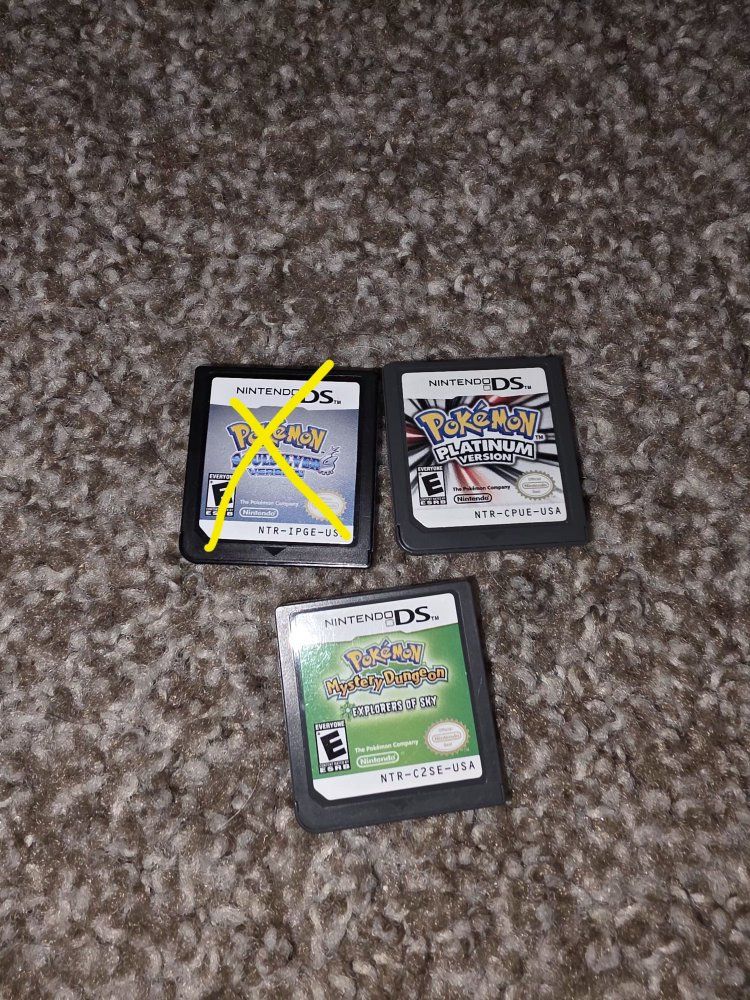 Pokemon ds games Authentic ( prices in description)