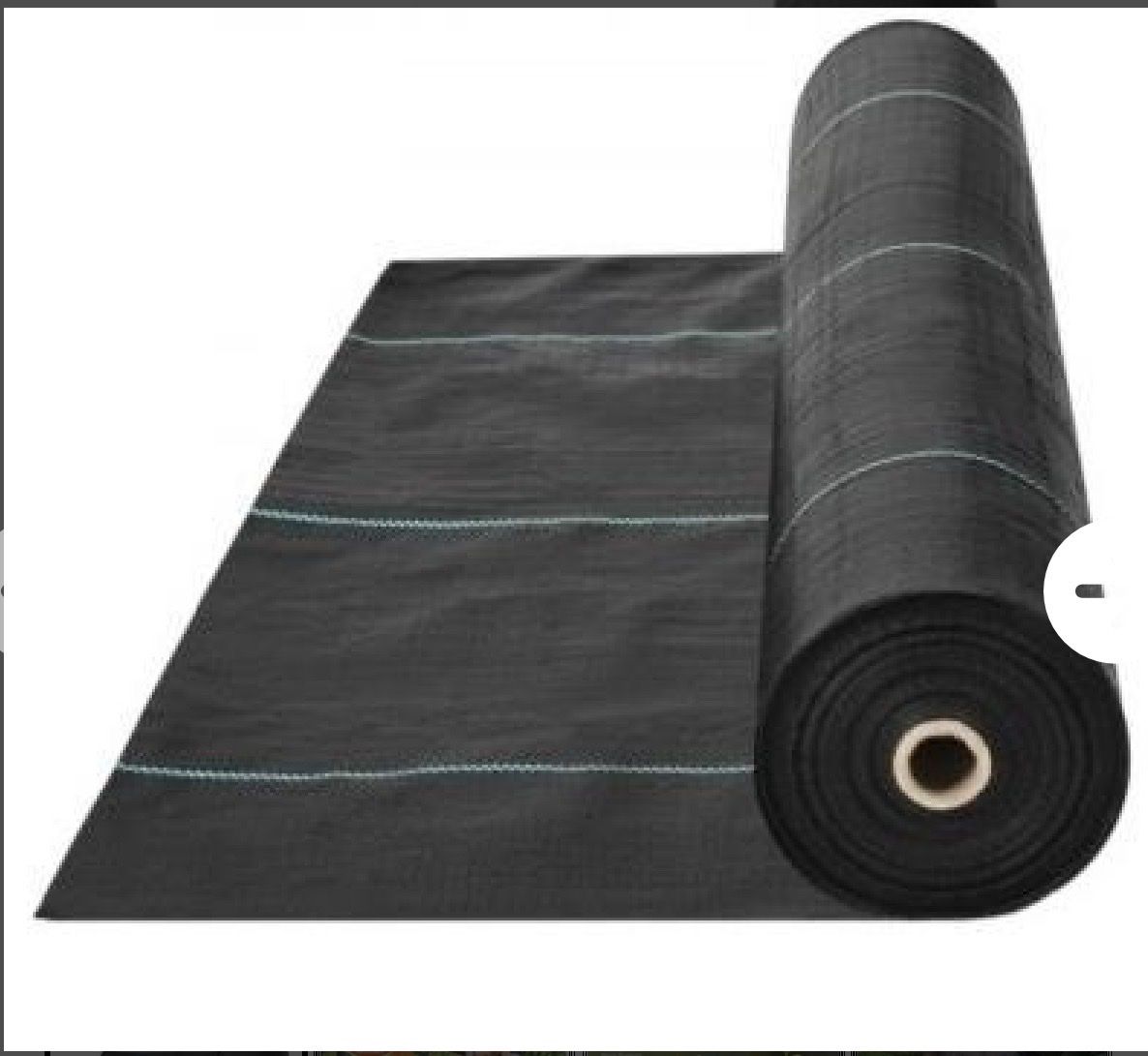 New. 6’x300’ Heavy-Duty Woven Landscape Fabric - Weed Barrier Ground Cover Roll (New)