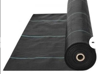 New. 6’x300’ Heavy-Duty Woven Landscape Fabric - Weed Barrier Ground Cover Roll (New)