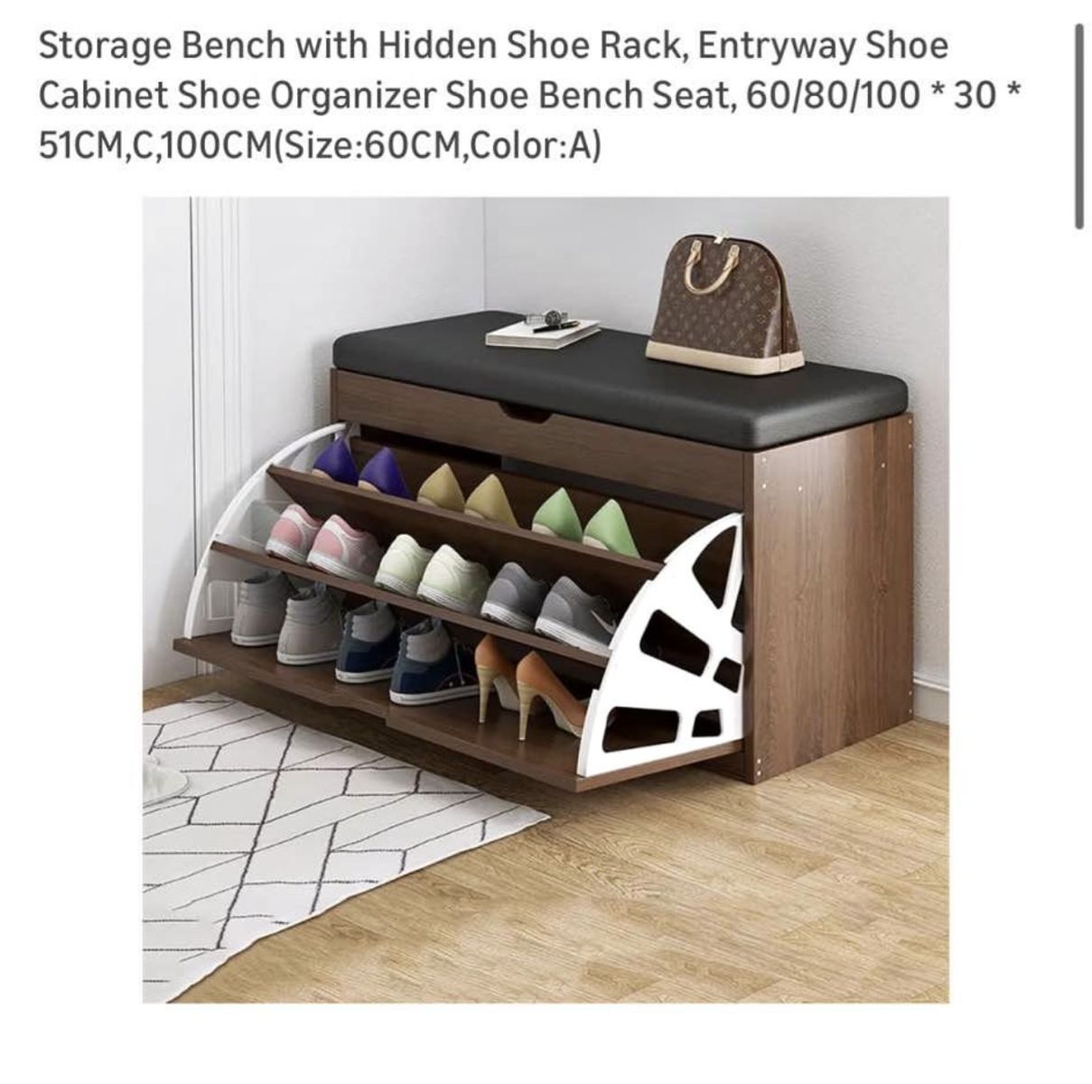 Brand new shoe bench.