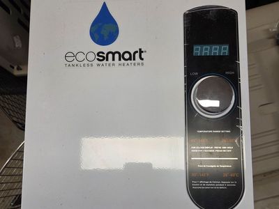 ecosmart 18 tankless electrict water heater.