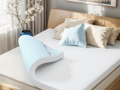 4 Inch King Gel-Infused Memory Foam Topper