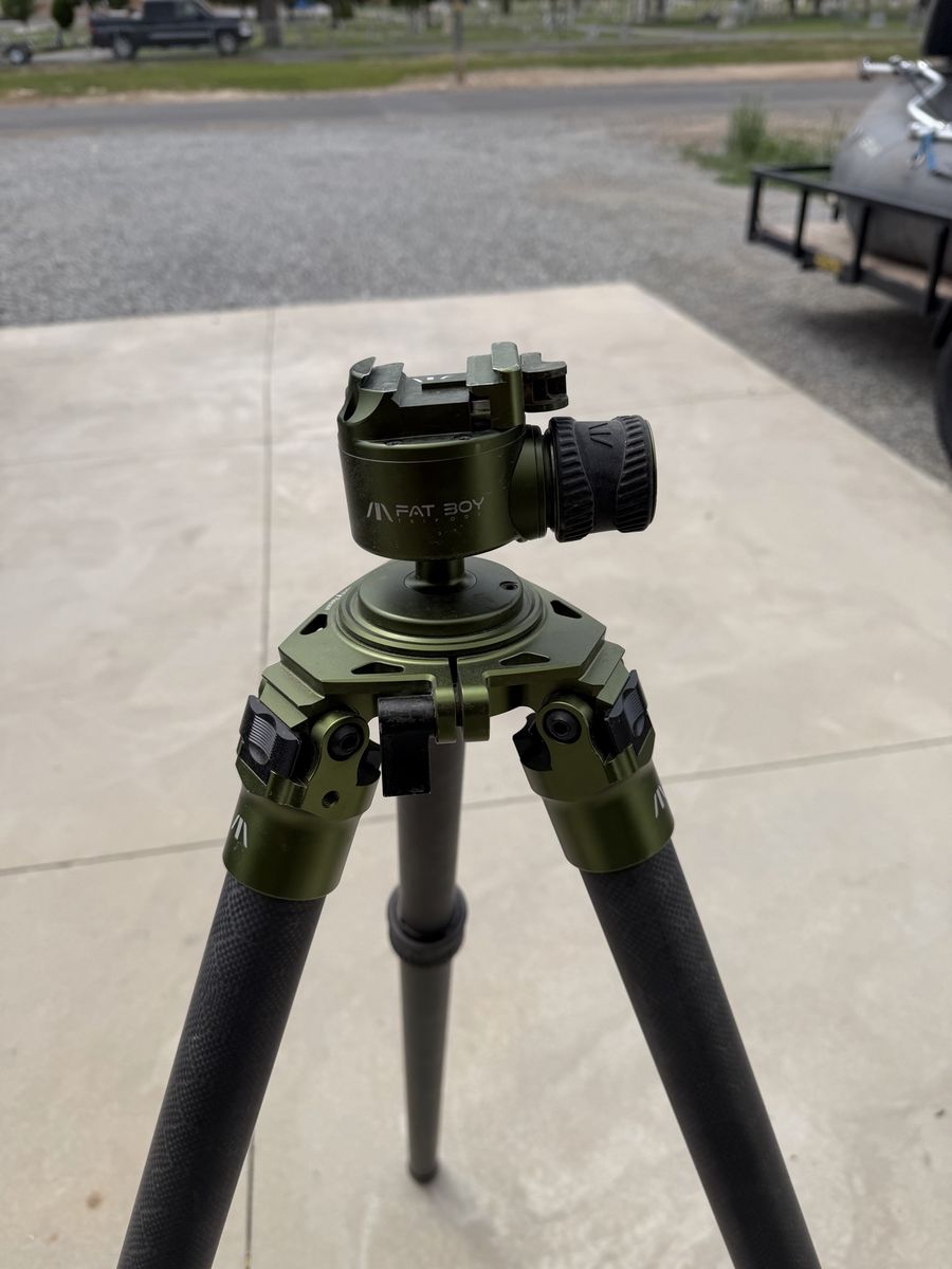 Fat boy shooting tripod