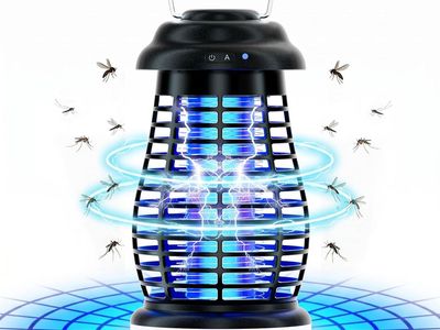 NEW Cordless Bug Zapper Outdoor, 4200V Electric Mosquito Zapper, Fly Trap, Rechargeable Portable
