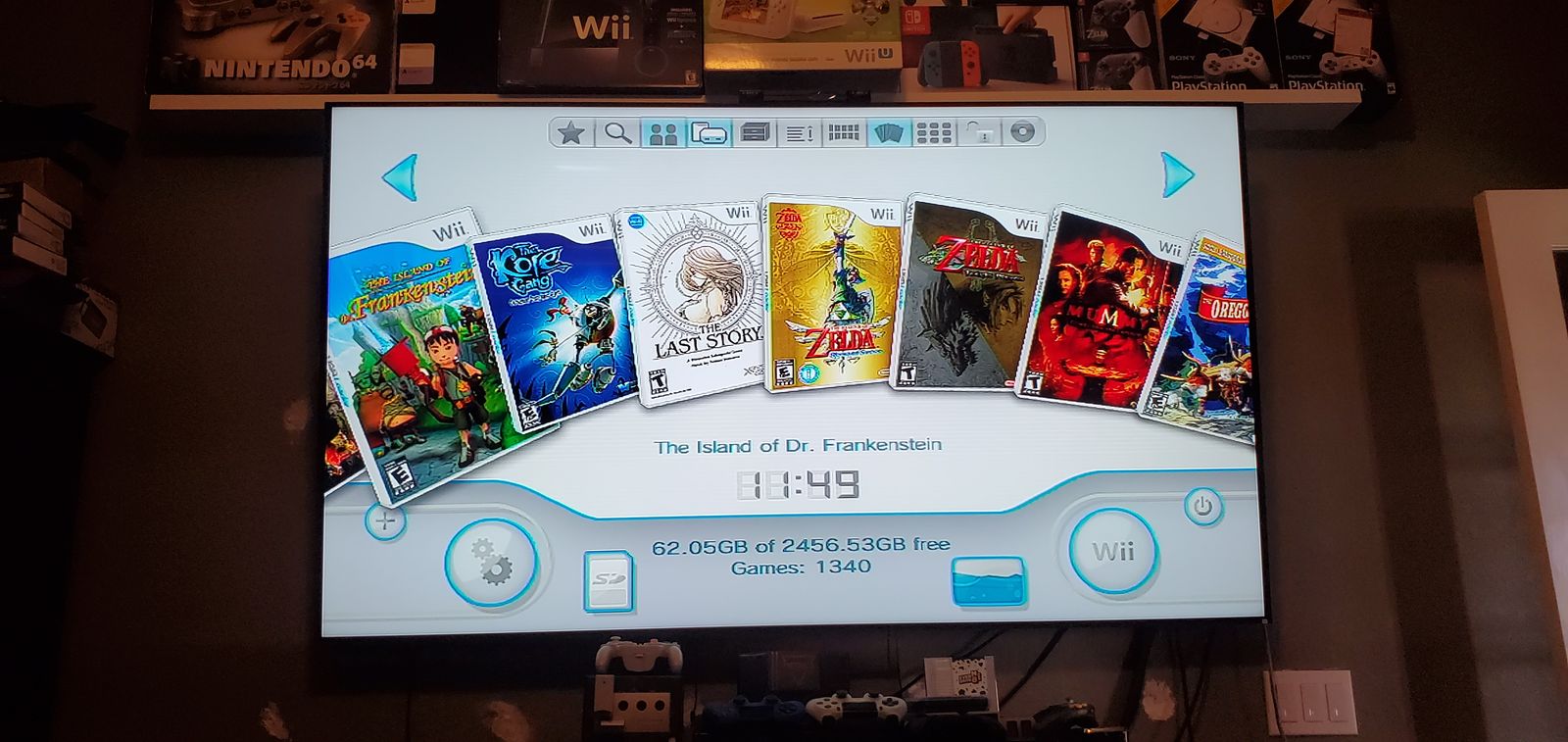 4Tb Nintendo Wii mod 1340+ Wii games 572 GameCube games 7000+