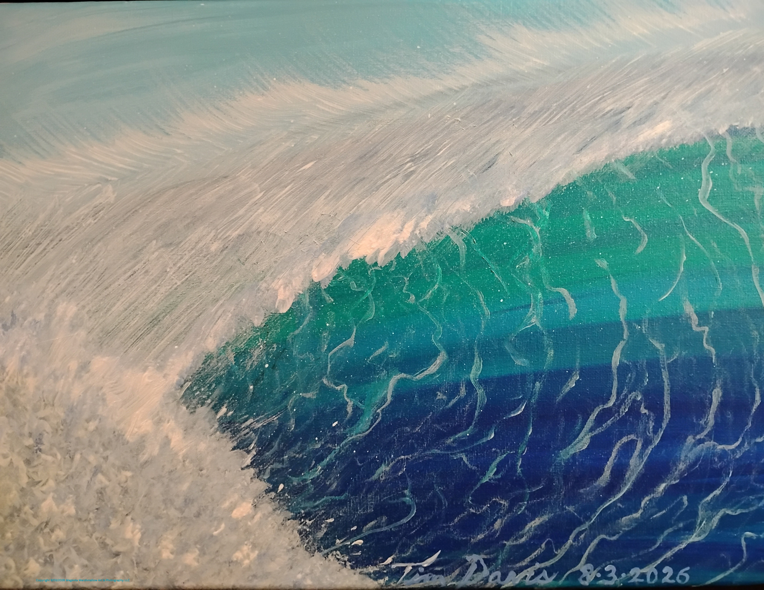 Big wave - Canvas Print