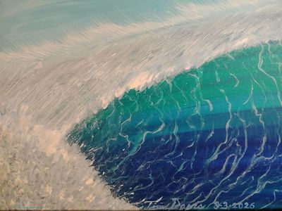 Big wave - Canvas Print
