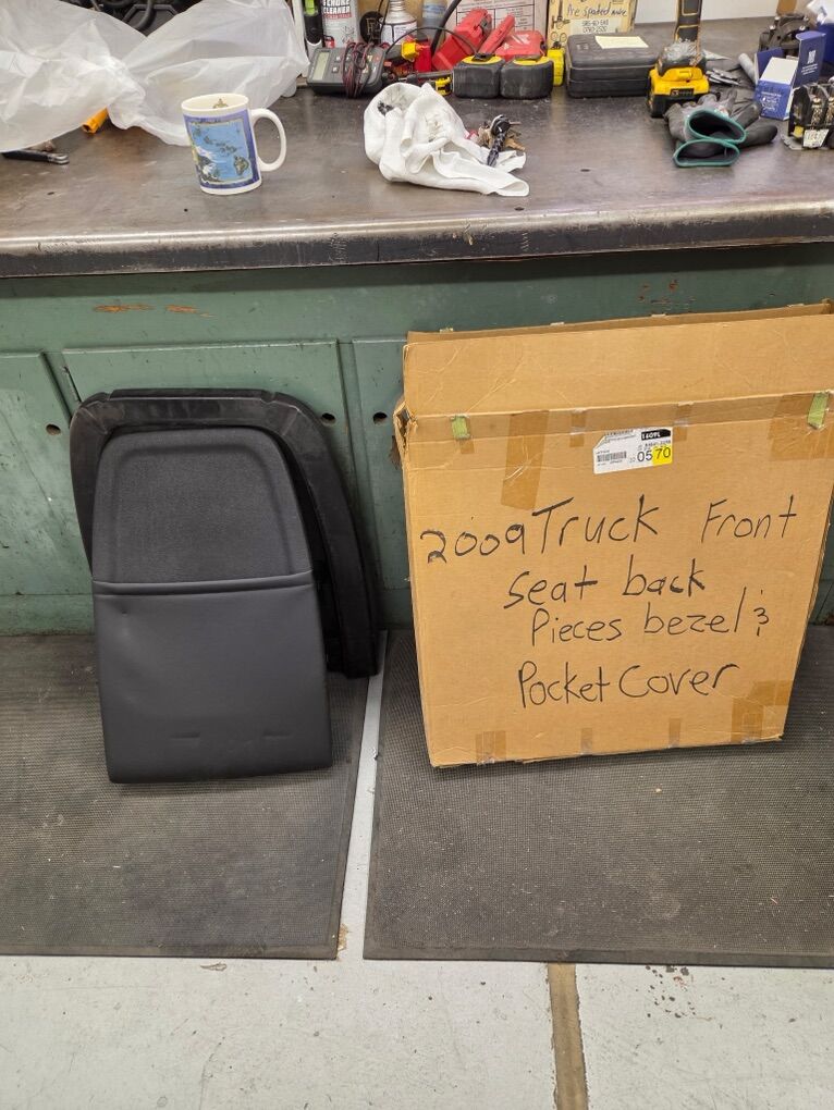 2009 Checy truck front seat rear pocket bezel