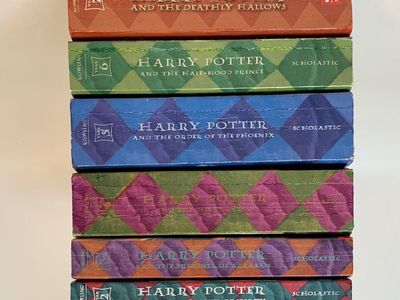 Orinal Cover Art Harry Potter Book Set 1-7