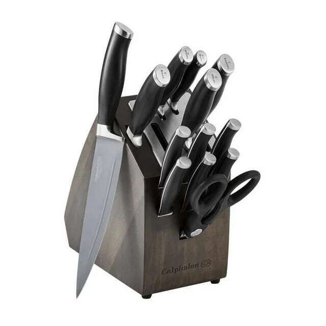 Calphalon Contemporary SharpIN 14pc Knife Block Set 1521585 #84583
