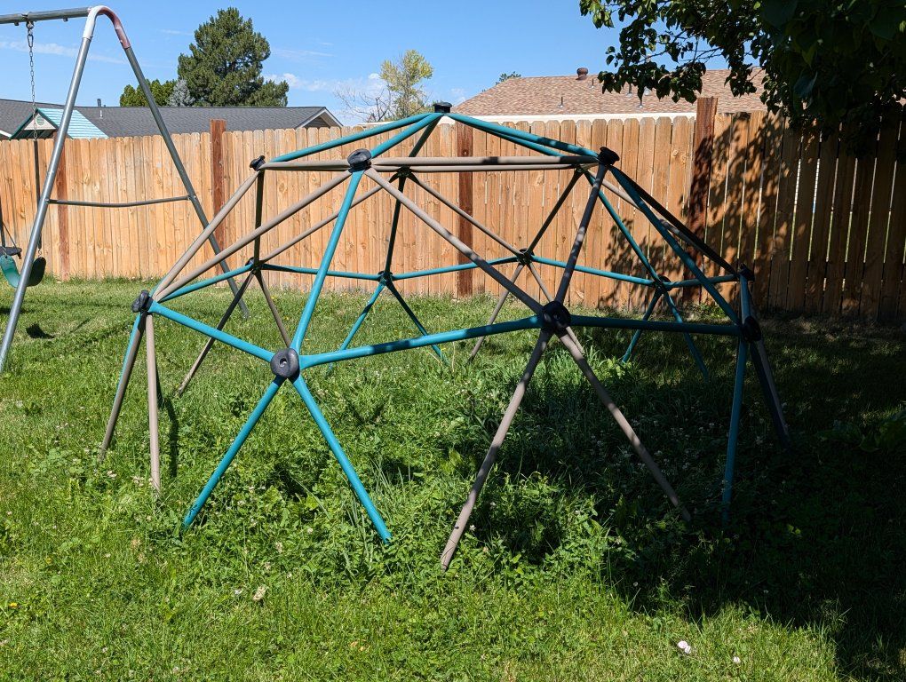 Geometric Dome Climber Outdoor Jungle Gym - Used