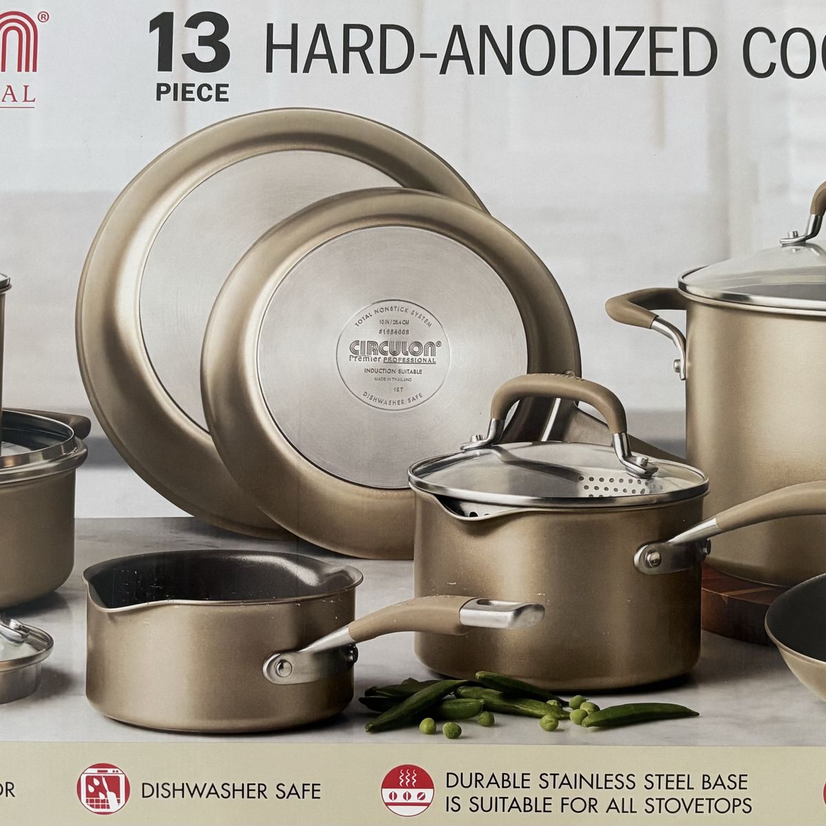 Circulon 13 Piece Hard-Anodized Cookware Set