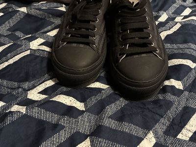 Burberry Low‑Top Sneakers – Black Pattern