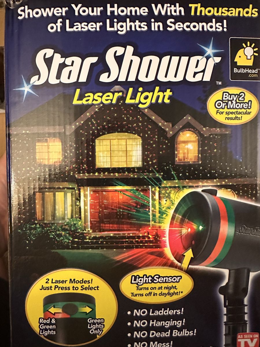 Star Shower Laser Lights (3x)
