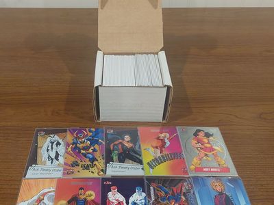 2025 FLEER ULTRA SUPERMAN HUGE CARD LOT – PURPLE PARALLELS, INSERTS & MORE!