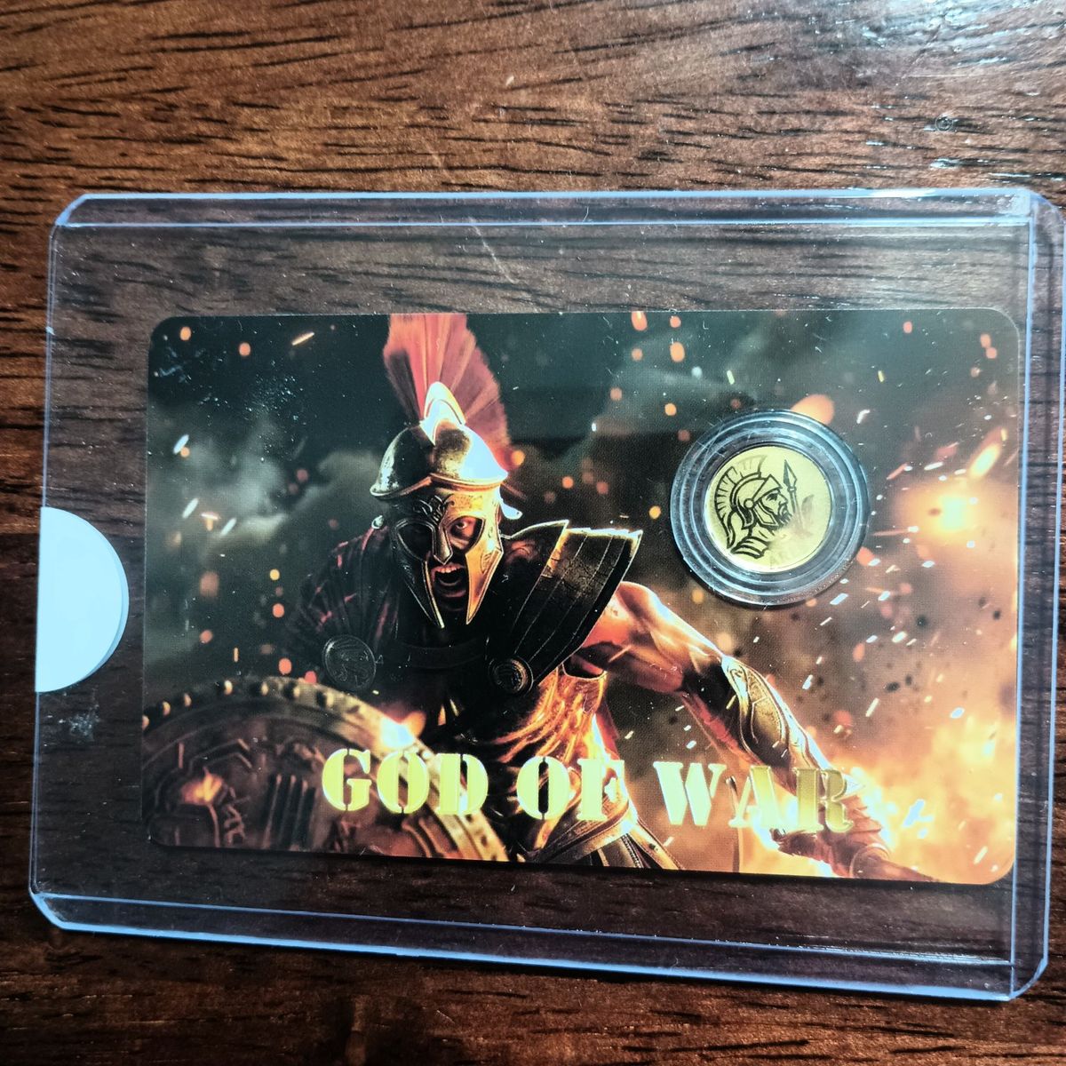 Gold Trading Card