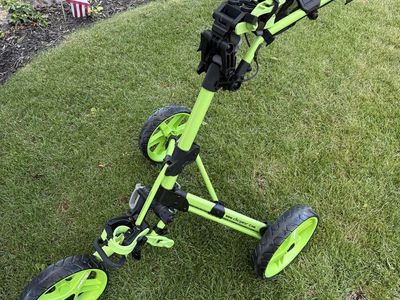 Clicgear Model 4 Golf Push Cart - Brand New, Never Used - Lime Green