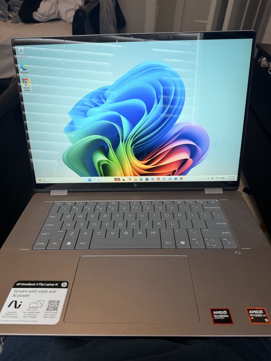 16” HP Omnibook flip touchscreen