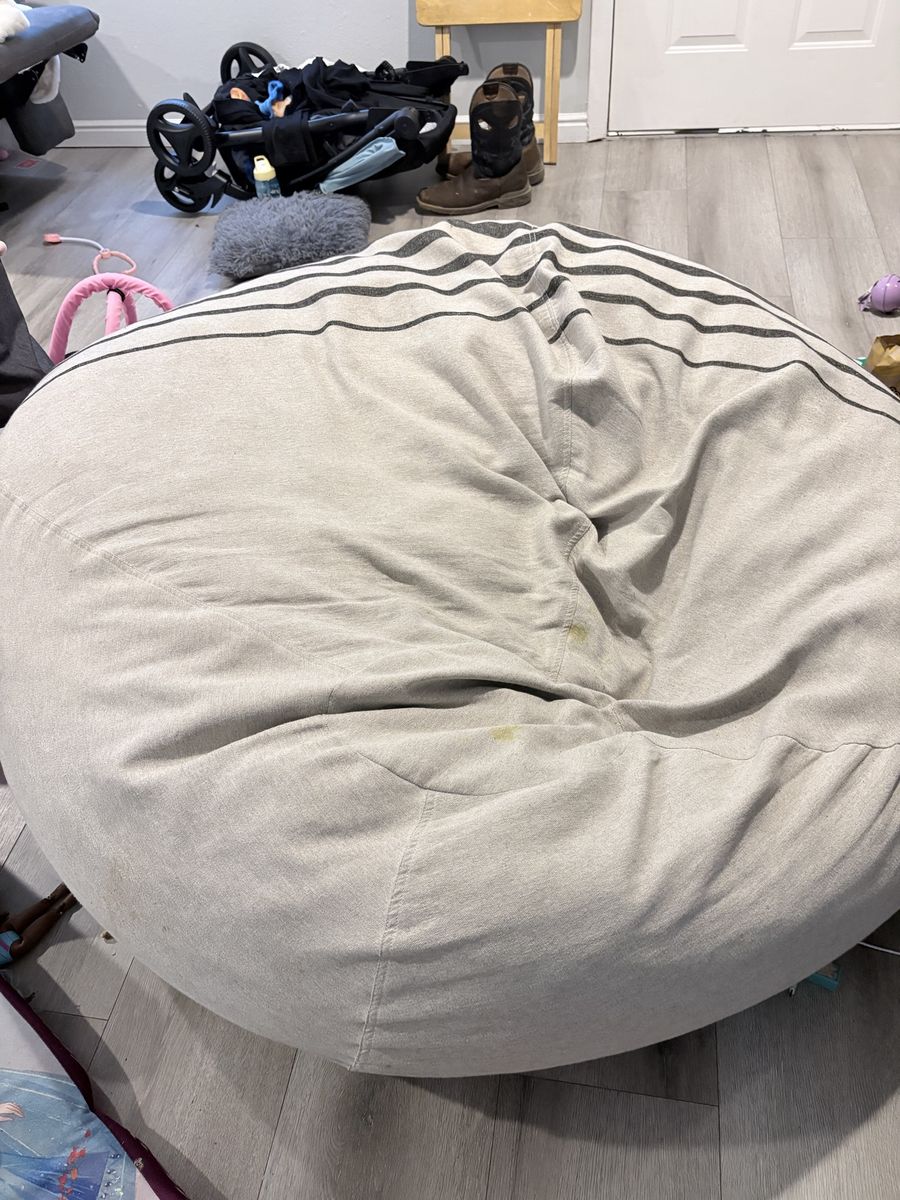 Lovesac beanbag fits 2 people