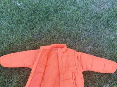 Culture Couture Orange Puffer Jacket