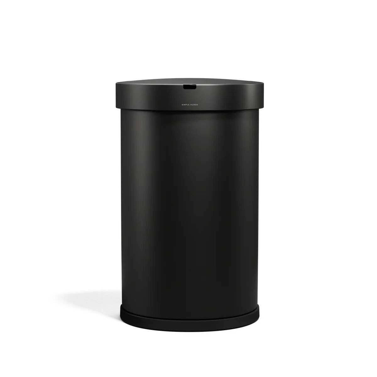Simplehuman ST2009 45L Semi-Round Sensor Open Trash Can Black 1711221 #105076