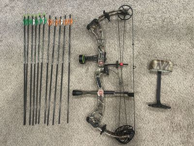 PSE Bowmadness XS Ready to Hunt plus Easton Axis Arrows.