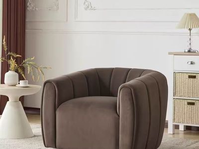 Smith Modern Velvet Swivel Chair