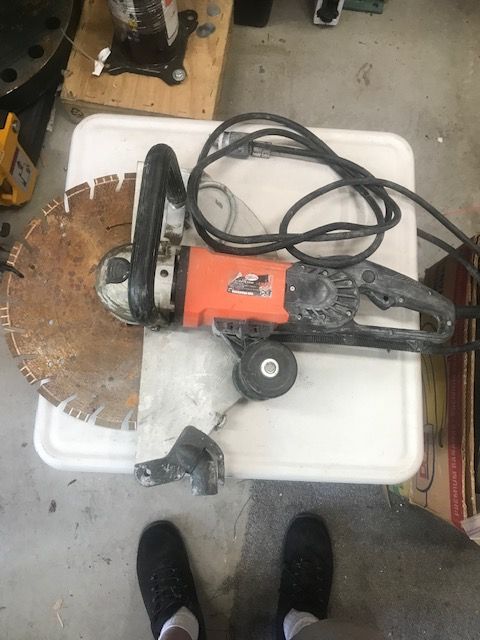 Concrete cutting saw 16" electric