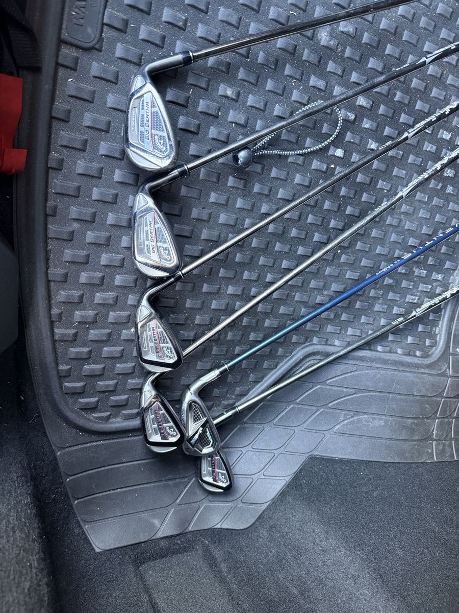 Callaway Big Bertha & TaylorMade Golf Iron Set - 6 Clubs (6-9, PW, AW)