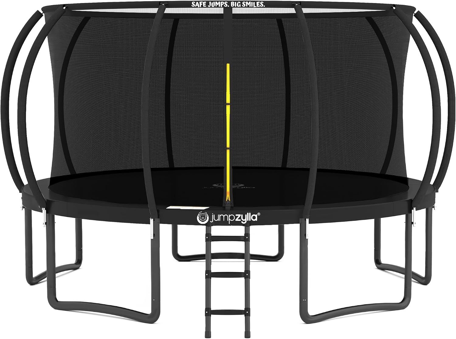 BRAND NEW IN BOX Jumpzylla Trampoline Outdoor 16FT with Enclosure and Ladder, Anti-Rust Coated Frame