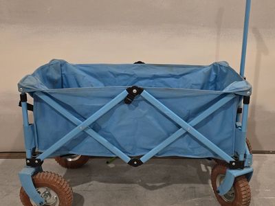 Collapsible Utility Wagon w/ All-Terrain Wheels