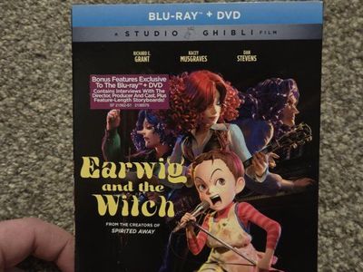 Earwig and the Witch - Studio Ghibli Film - Blu-Ray + DVD - New, Sealed