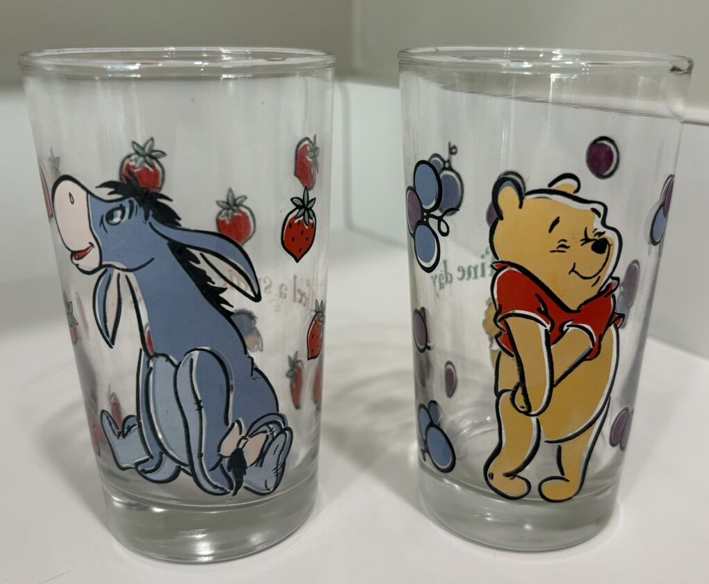 Disney Winnie the Pooh Juice Glasse
