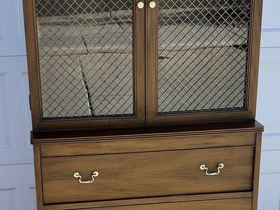 Vintage China Cabinet Hutch - John Stuart - Mid 20th Century