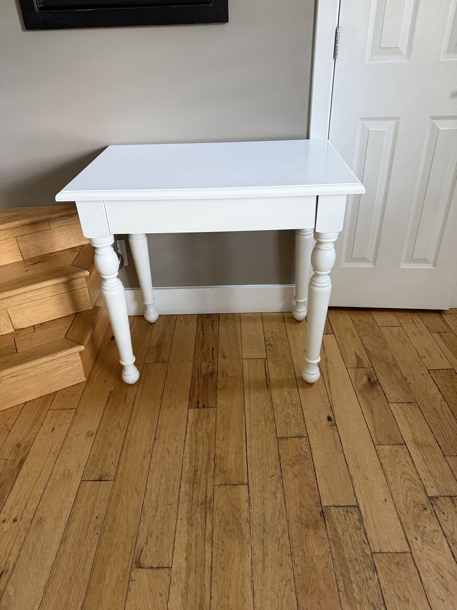 White Downeast desk