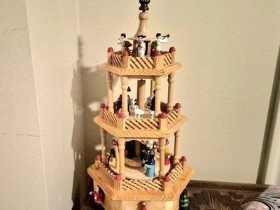German Christmas Pyramid - Folk Art Decor