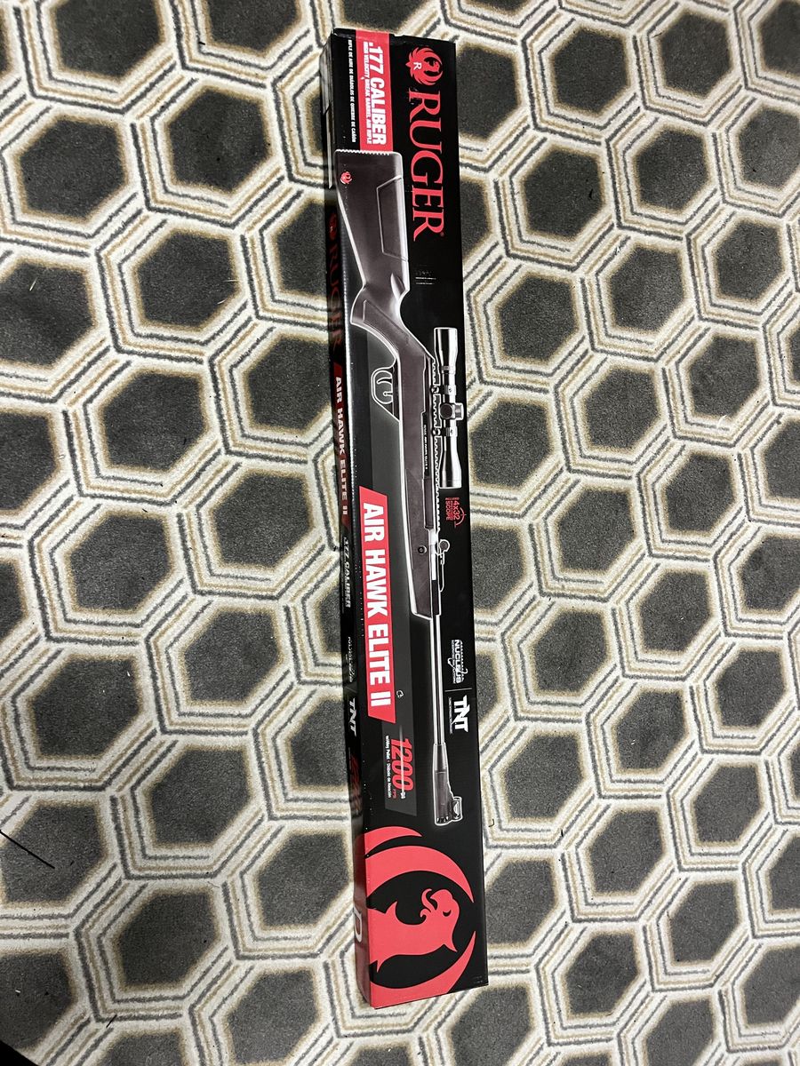 Ruger Air Hawk Elite II .177 Air Rifle w/ Upgraded Illuminated Scope – Like New