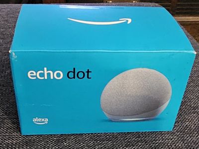 Amazon Echo Dot (4th Gen) Smart Speaker with Alexa - New in Box, Glacier White