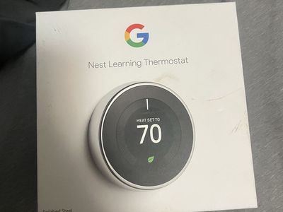 Google Nest Learning Thermostat - Polished Steel - Smart Home Control