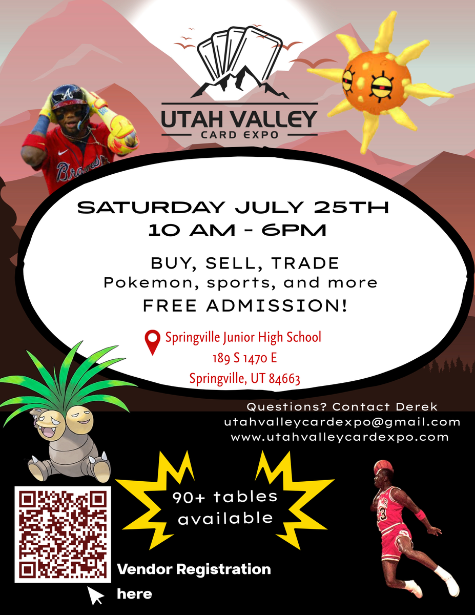 Utah Valley Card Expo July 25th
