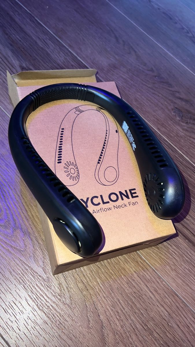 Brand New Cyclone Dual Airflow Neck Fan