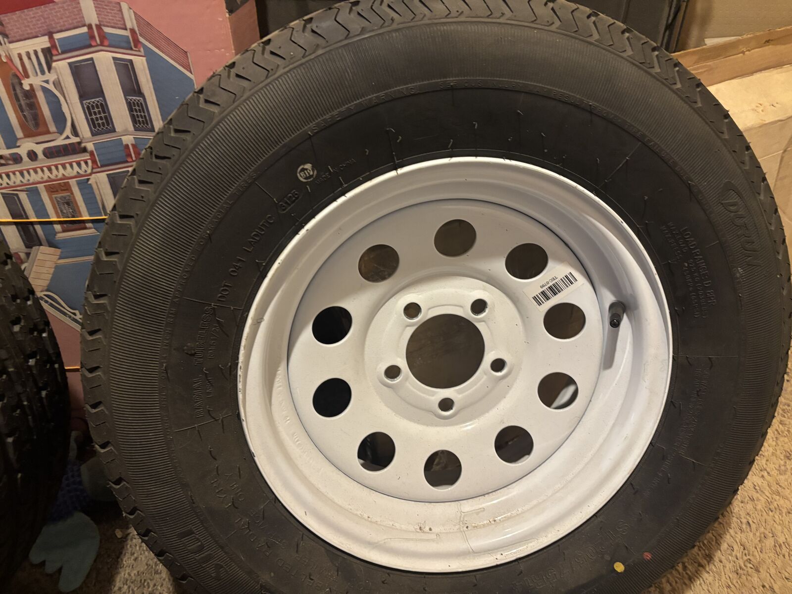 New 14 in trailer tires
