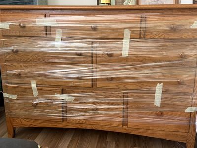 Vintage Solid Wood Dresser ā Beautiful Finish (38x18x62)